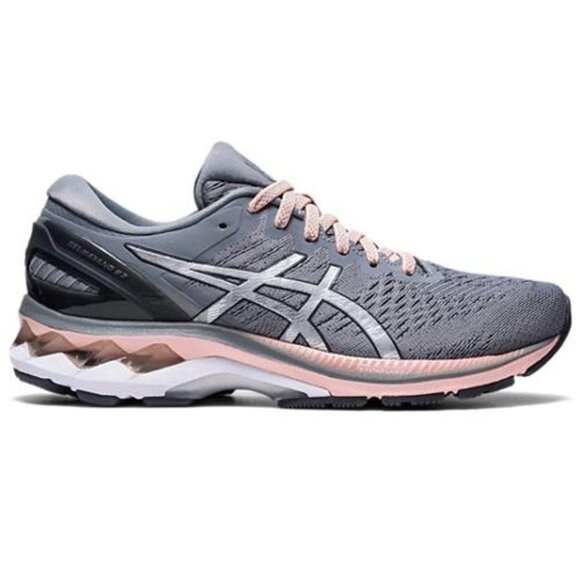 ASICS Women's Gel Kayano 27 Running Shoes Size 8.5D In Sheet Rock/Pure Silver - Picture 1 of 9